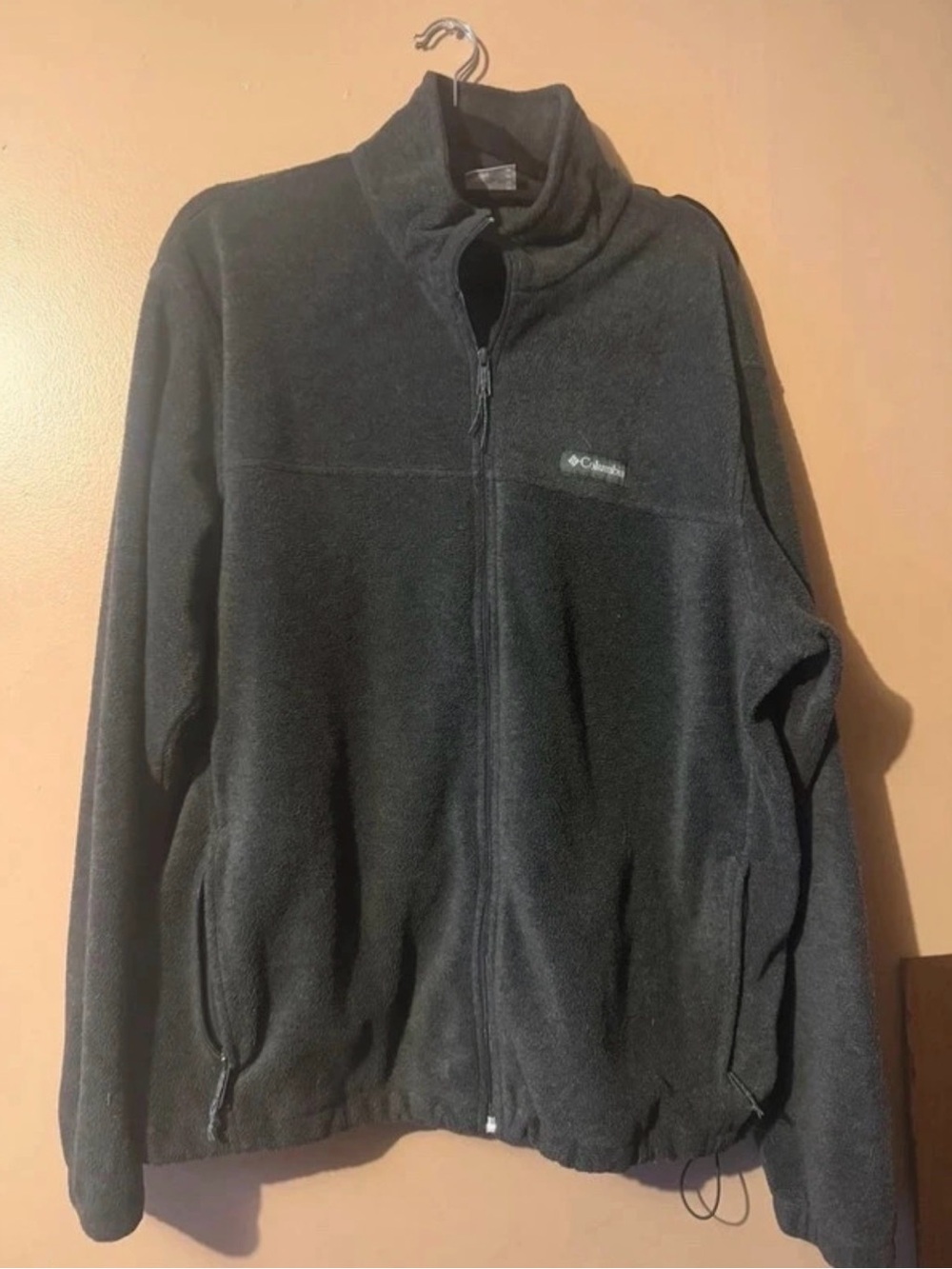 Columbia Men's Black Zip-Up Fleece Jacket
